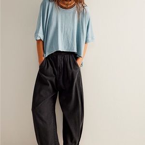 NWT Free People CC tee, size small, Mushroom color